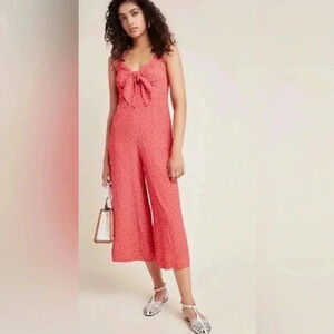 Anthropologie Kachel Wide Leg Jumpsuit